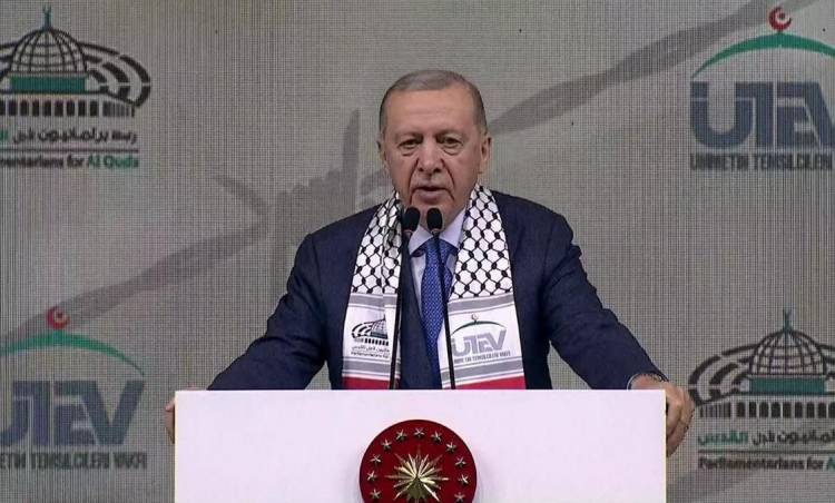 "NETANYAHU GAZZE KASABIDIR" Cumhurbaşkanı Erdoğan: Nazi zihniyeti Gazze'de 35 bin insanı katletti